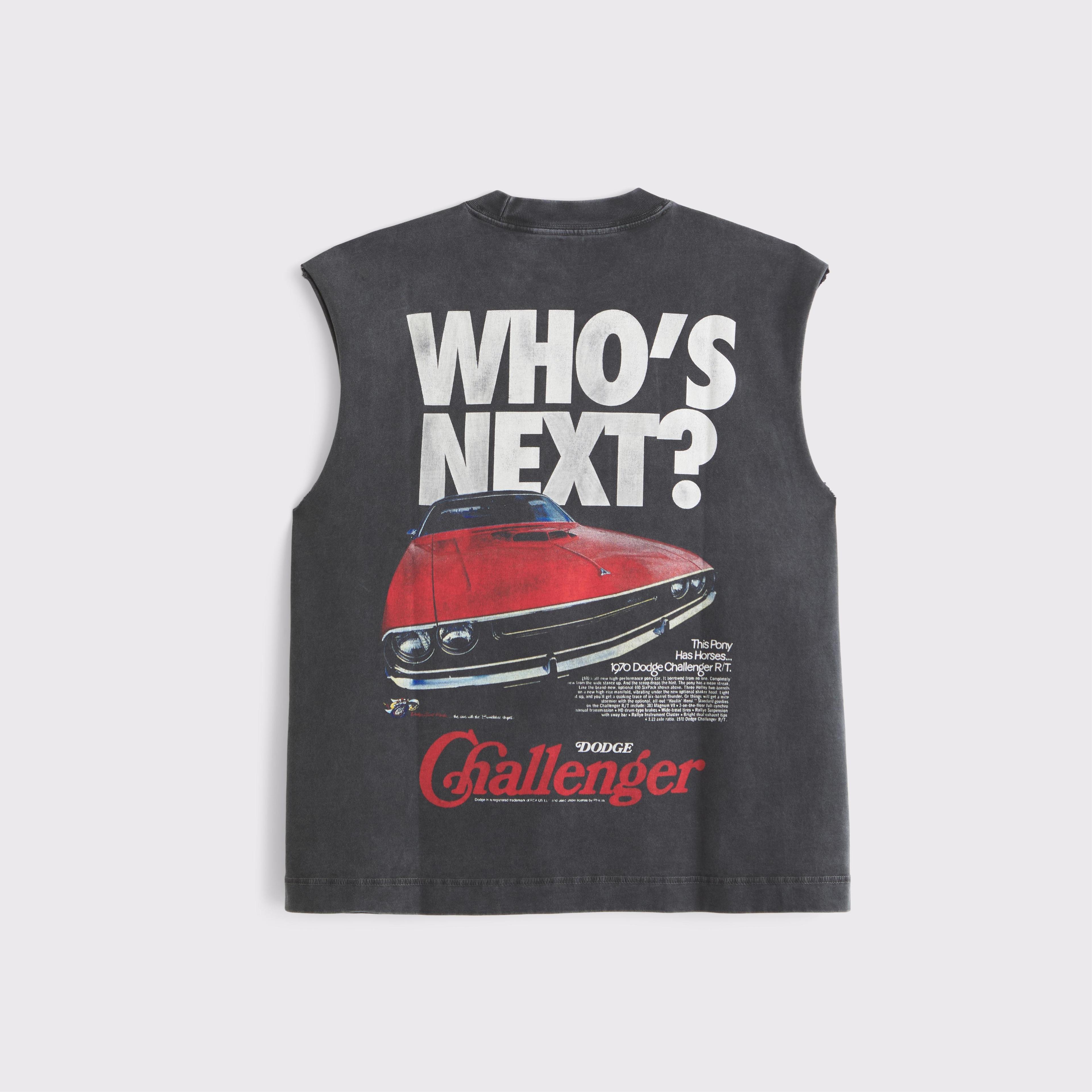 Dodge Challenger Graphic Cropped Tank Product Image