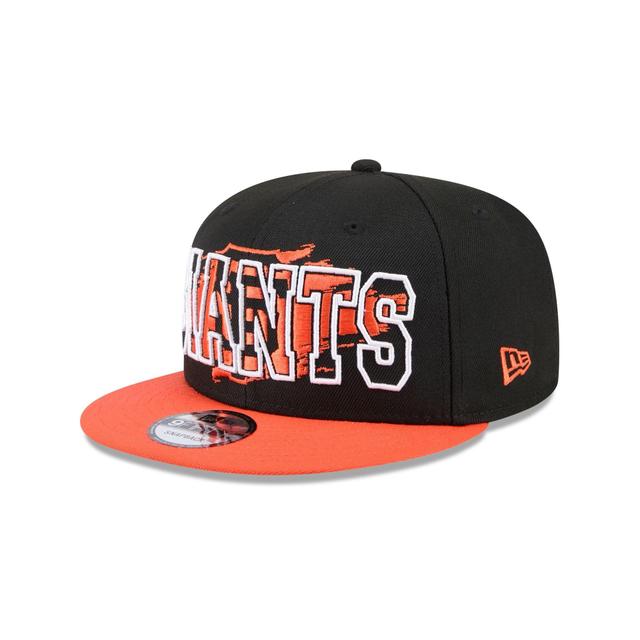 San Francisco Giants Splatter 9FIFTY Snapback Hat Male Product Image