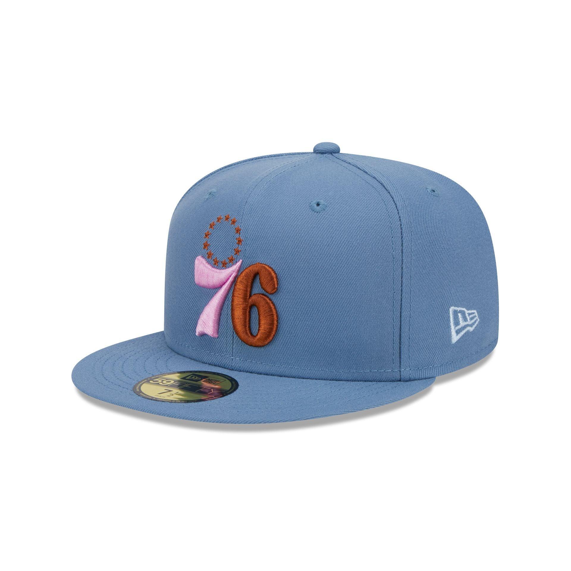 Philadelphia 76ers Color Pack Faded Blue 59FIFTY Fitted Hat Male Product Image