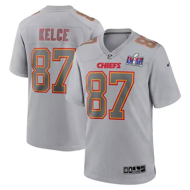 Travis Kelce Kansas City Chiefs Super Bowl LVIII Nike Men's NFL Atmosphere Game Jersey Product Image