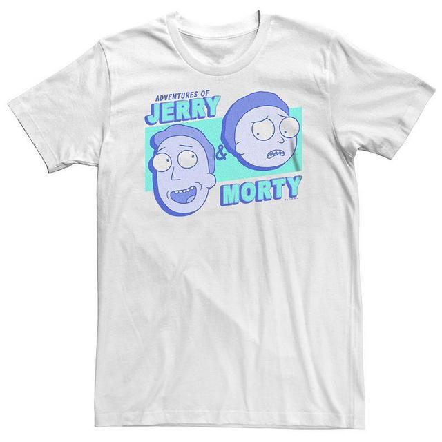 Big & Tall Rick And Morty Adventures of Jerry Tee, Mens Product Image