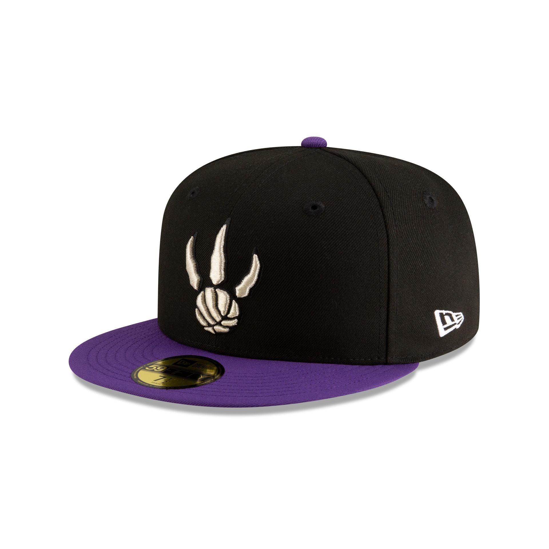 Toronto Raptors Classic Edition Black 59FIFTY Fitted Hat Male Product Image