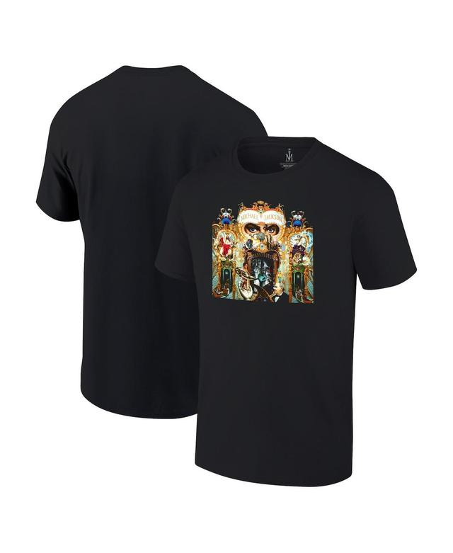 Ripple Junction Mens Black Michael Jackson Dangerous Album Cover T-Shirt Product Image