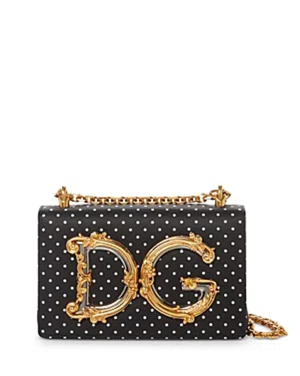 DOLCE & GABBANA Monogram Shoulder Bag In Black Product Image