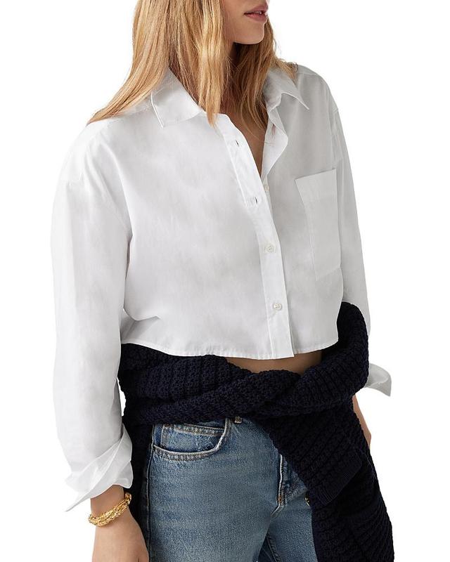 ba & sh Delga Cropped Shirt Product Image