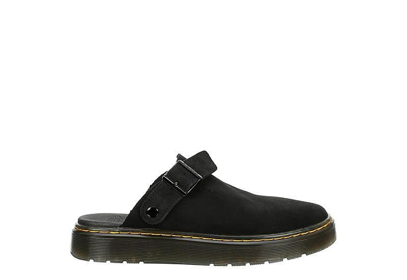 Dr. Martens Womens Carlson Suede Buckle Strap Clogs Product Image