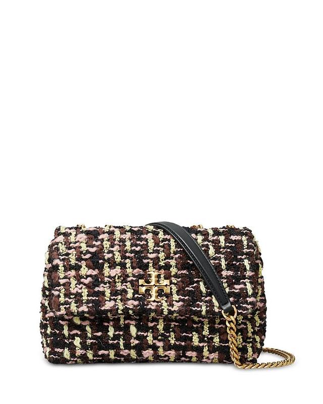 Tory Burch Small Kira Tweed Wool Blend Convertible Shoulder Bag Product Image