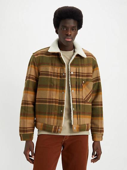 Levi's I Plaid Sherpa Trucker Jacket - Men's Product Image