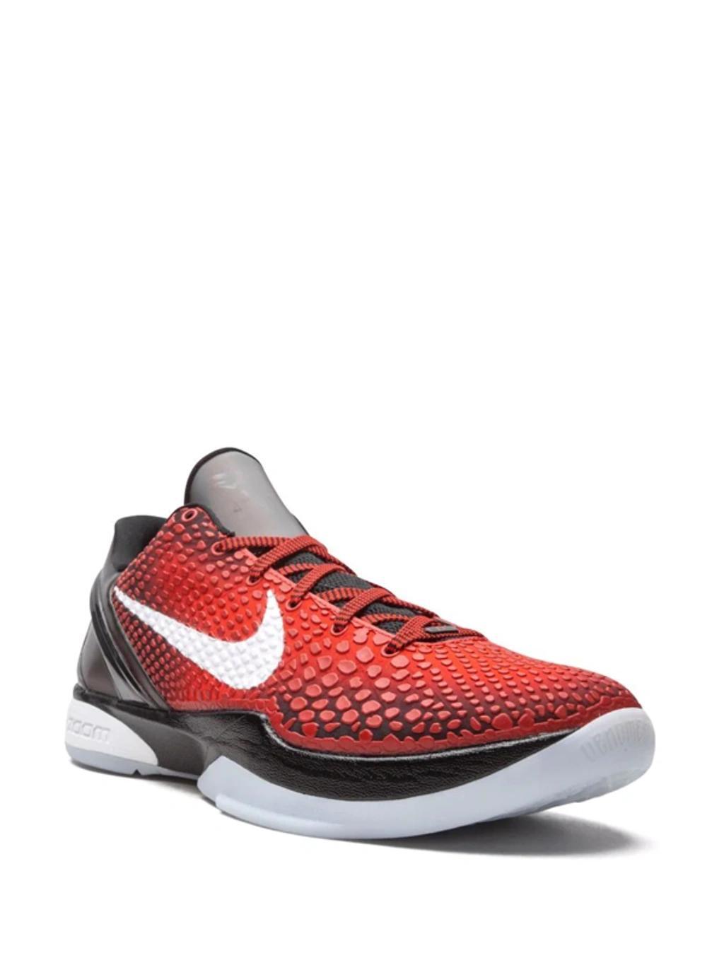 Kobe 6 Protro Low-top Sneakers In Red Product Image