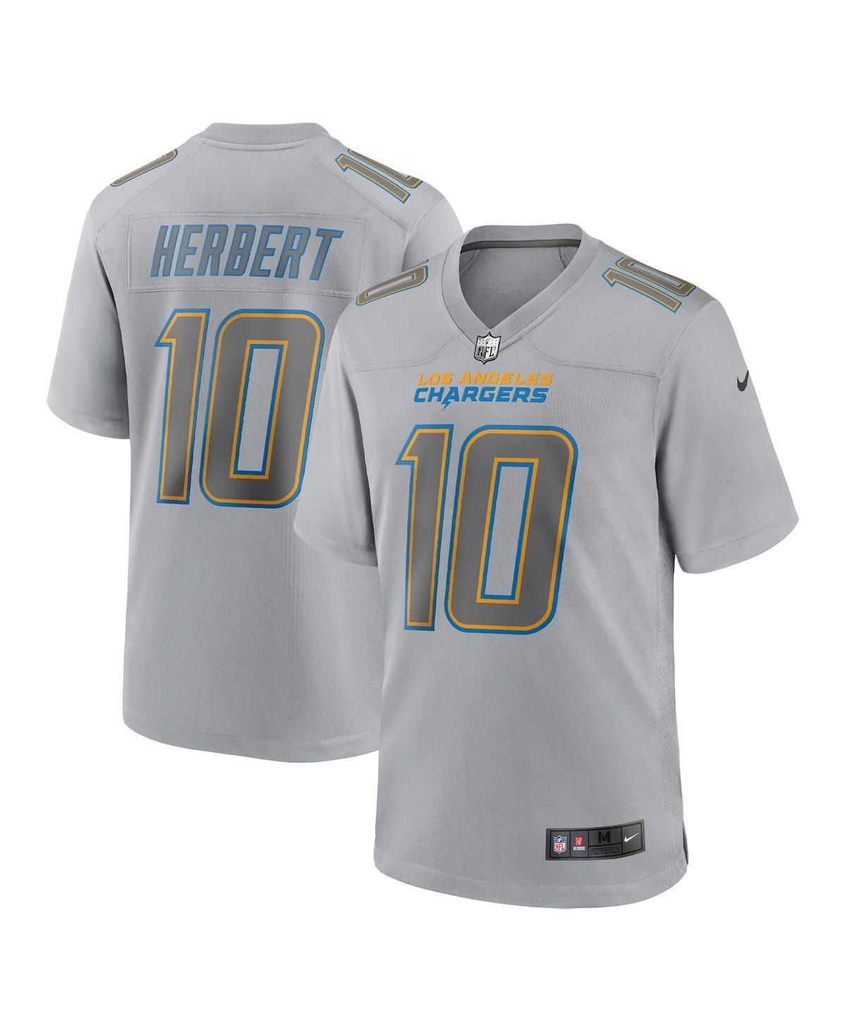 Mens Nike Justin Herbert Gray Los Angeles Chargers Atmosphere Fashion Game Jersey - Gray Product Image