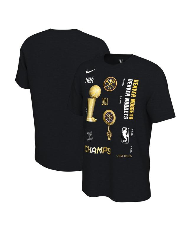 Mens Nike Black Denver Nuggets 2023 Nba Finals Champions Celebration Expressive T-shirt Product Image