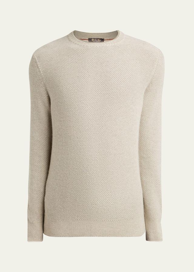 Mens Cashmere Crewneck Sweater Product Image