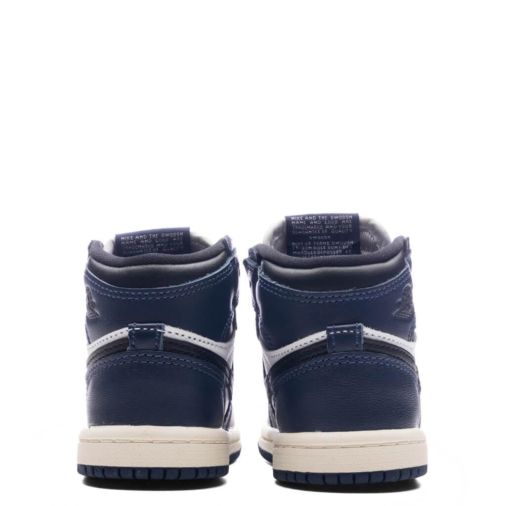 Air Jordan 1 Retro High OG (TD) - Midnight Navy/Black/White Male Product Image