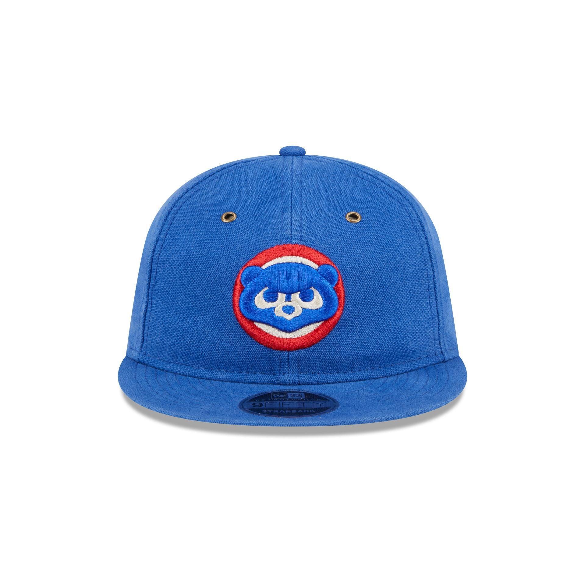 Chicago Cubs Cotton Canvas Retro Crown 9FIFTY Adjustable Hat Male Product Image