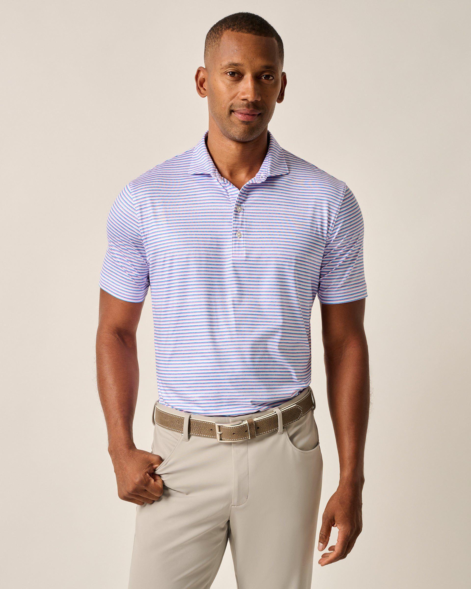 Featherweight Performance Polo - Warwick Stripe Male Product Image