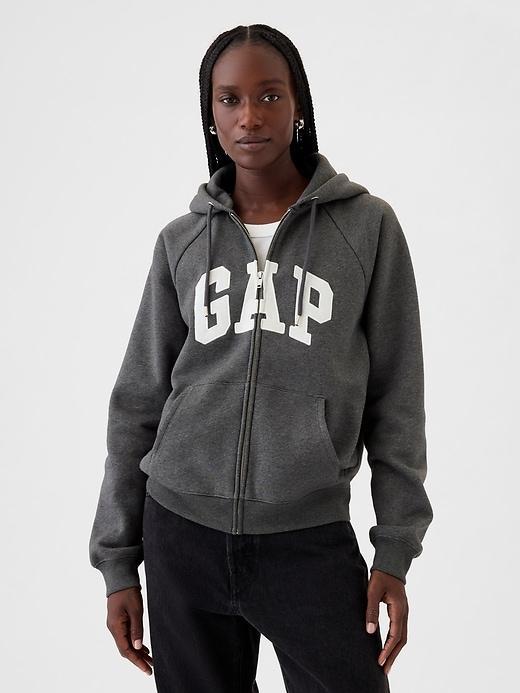 Vintage Soft Zip Hoodie Product Image