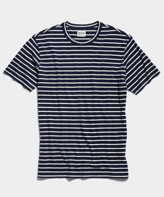 Issued By: Japanese Nautical Striped Short Sleeve Tee Product Image