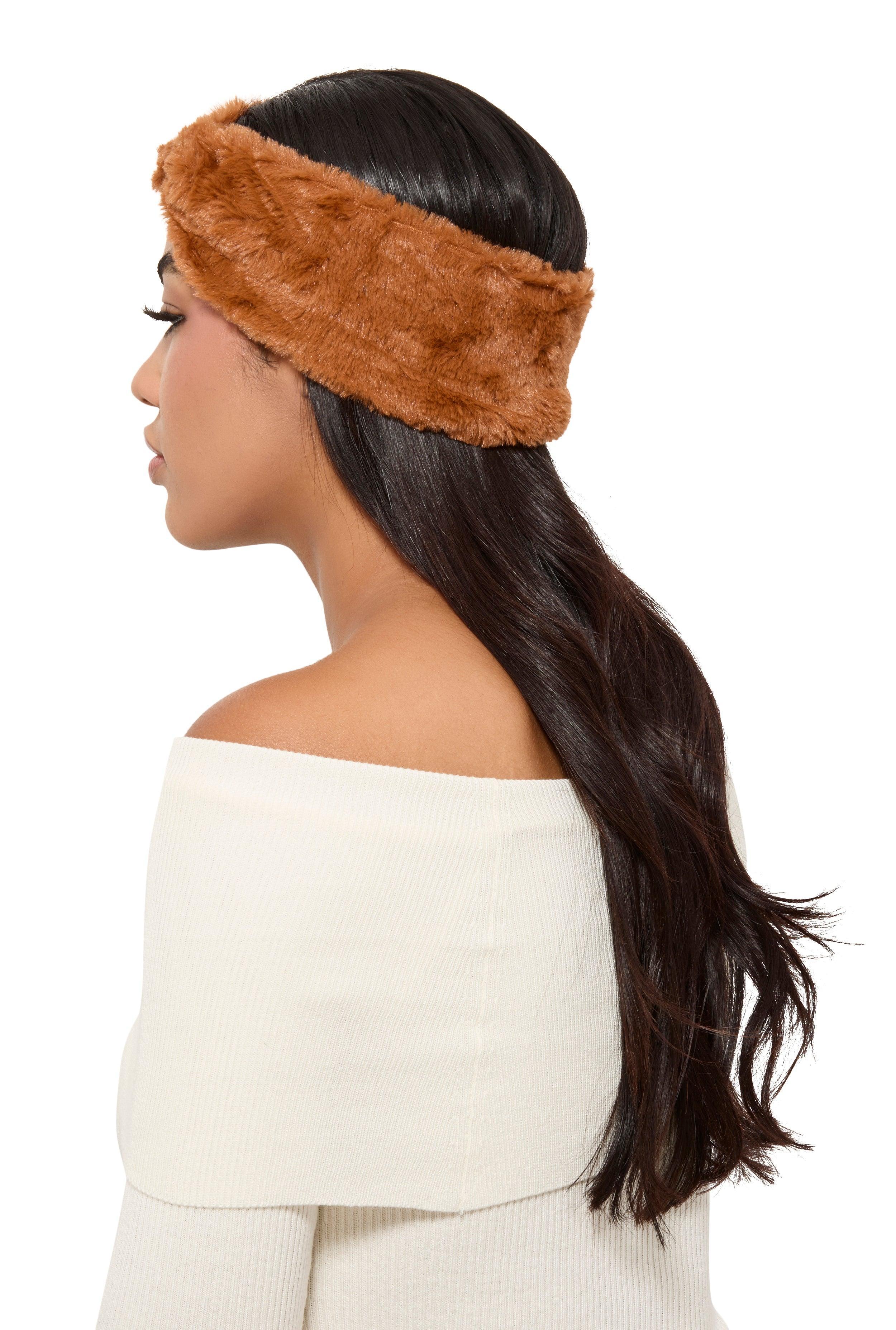 Faux Fur Knot Headband Female Product Image