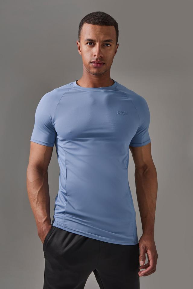 Man Active Pro Muscle Fit T-shirt | boohooMAN USA Product Image