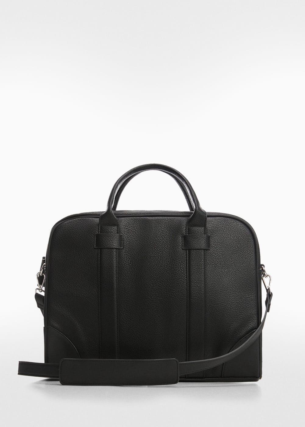 MANGO MAN - Leather-effect briefcase - One size - Men Product Image