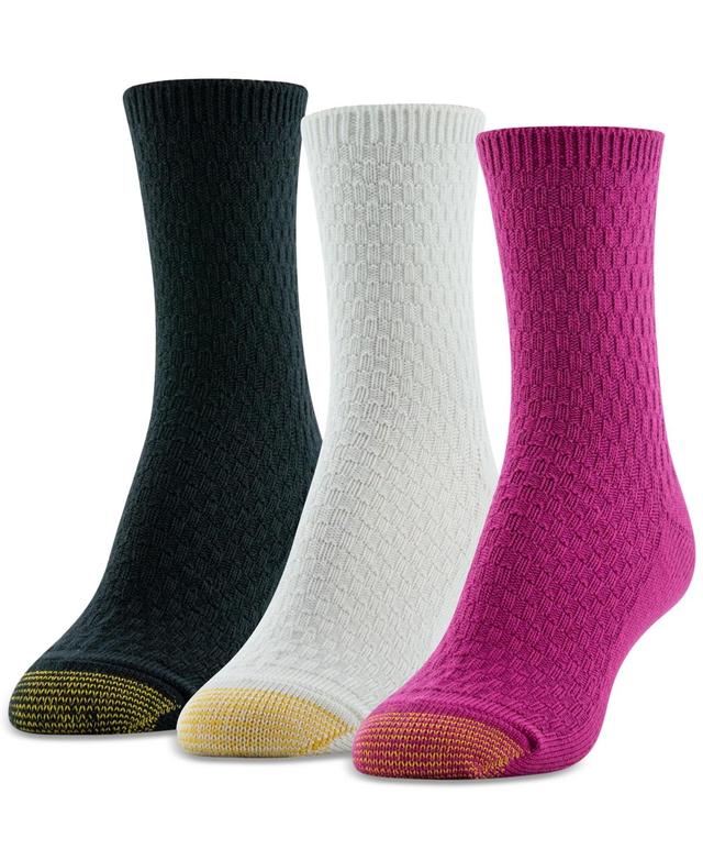 Gold Toe Womens 3-Pk. Casual Texture Midi Socks Product Image