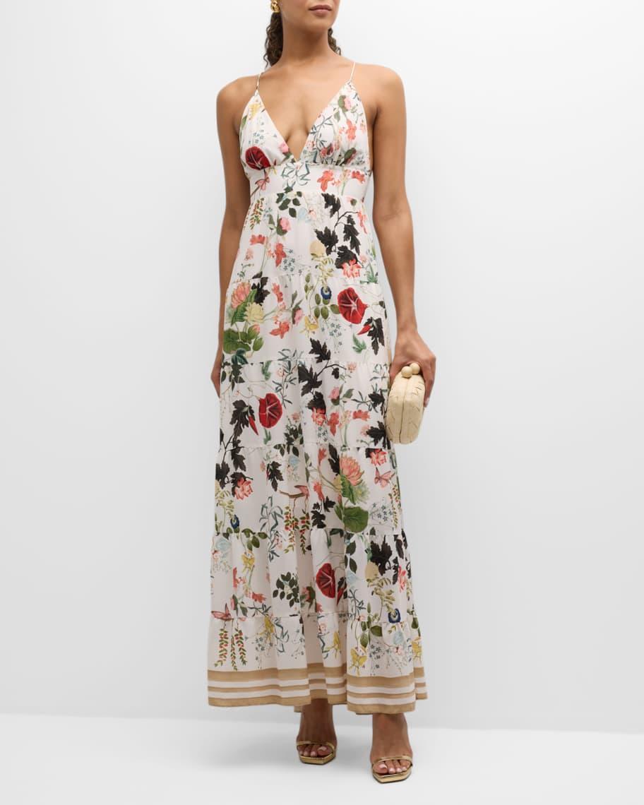 Karolina Paneled Halter Maxi Dress product image