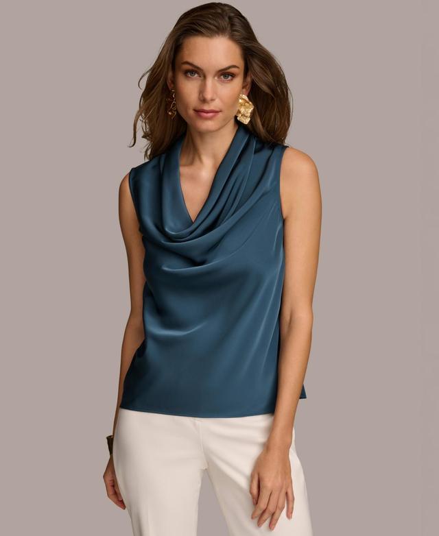 Donna Karan Womens Cowl Neck Tank Product Image