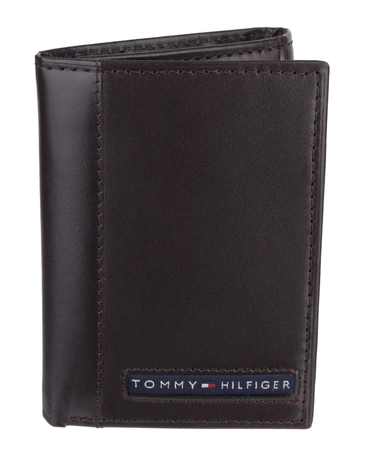 Tommy Hilfiger Mens Genuine Leather Trifold Wallet Product Image