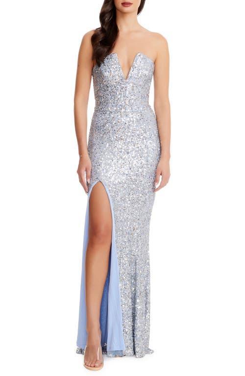 Dress the Population Fernanda Sequin Strapless Gown Product Image