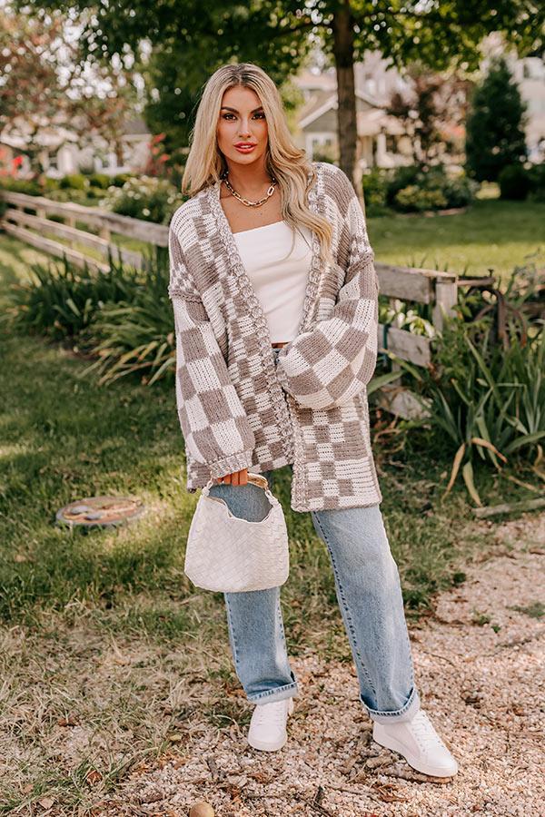 Cozy Lifestyle Oversized Knit Cardigan Product Image