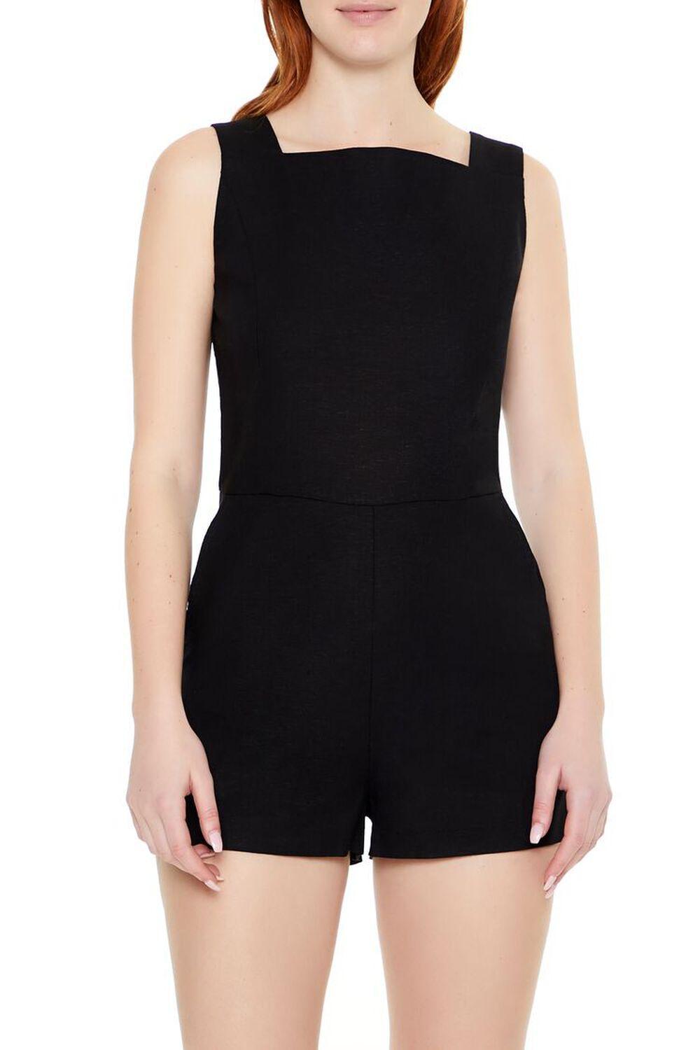 Square-Neck Sleeveless Romper | Forever 21 Product Image