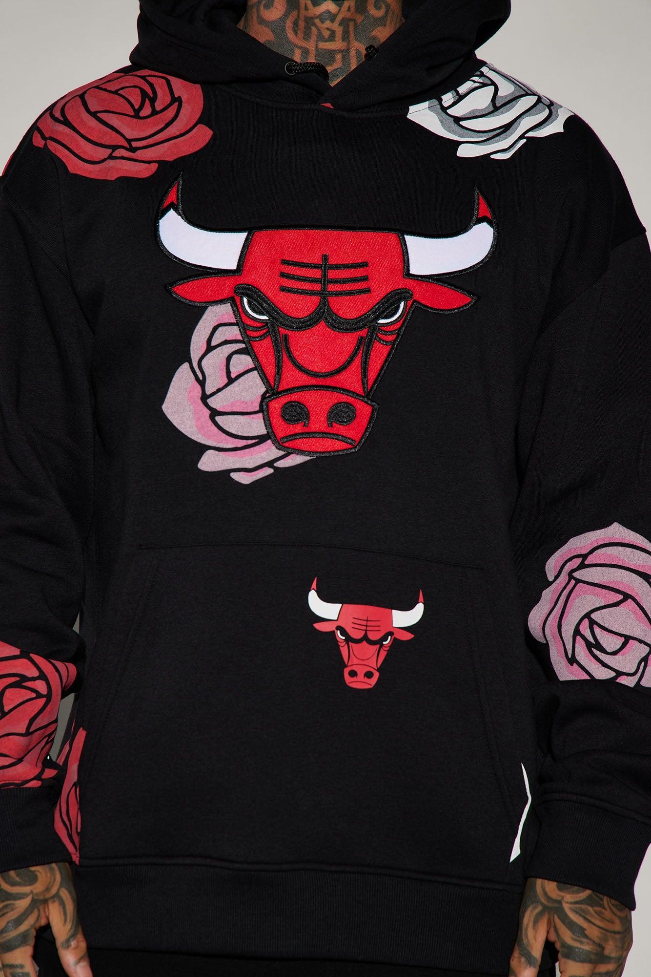 Bulls Florist Hoodie - Black Product Image