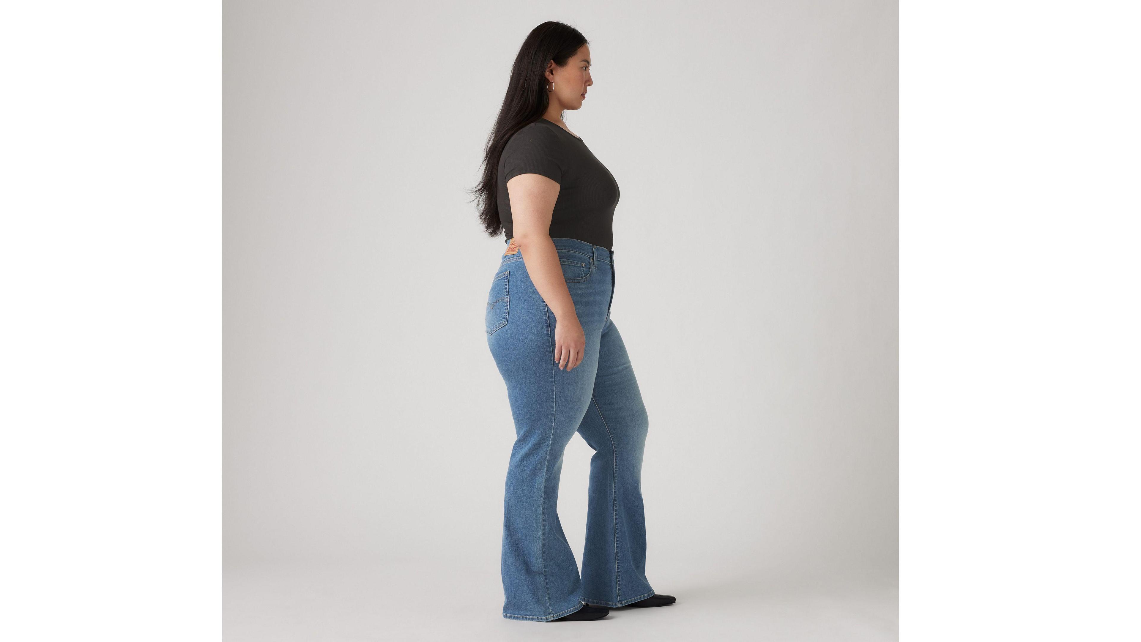 726 High Rise Flare Women's Jeans (Plus Size) Product Image