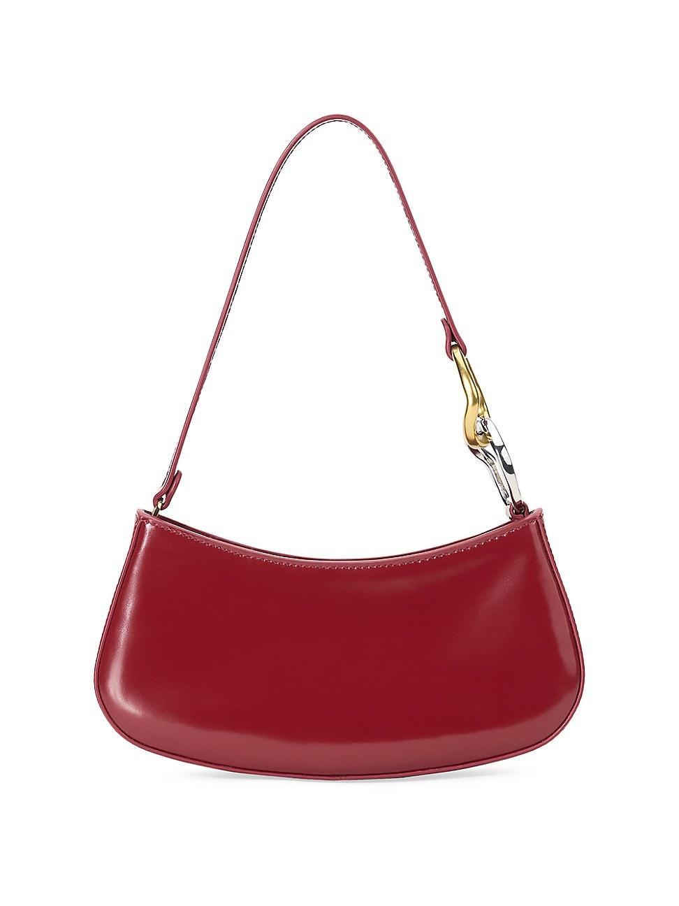 Womens Ollie Leather Shoulder Bag Product Image