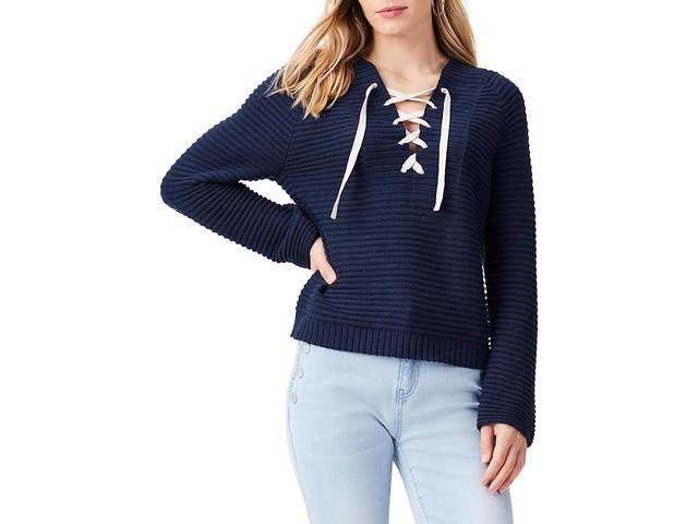 NIC+ZOE Sailor Sweater (Dark Indigo) Women's Sweater Product Image