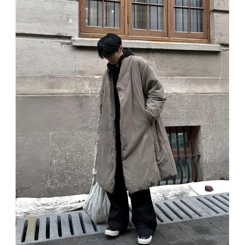 Plain Midi Puffer Coat Product Image