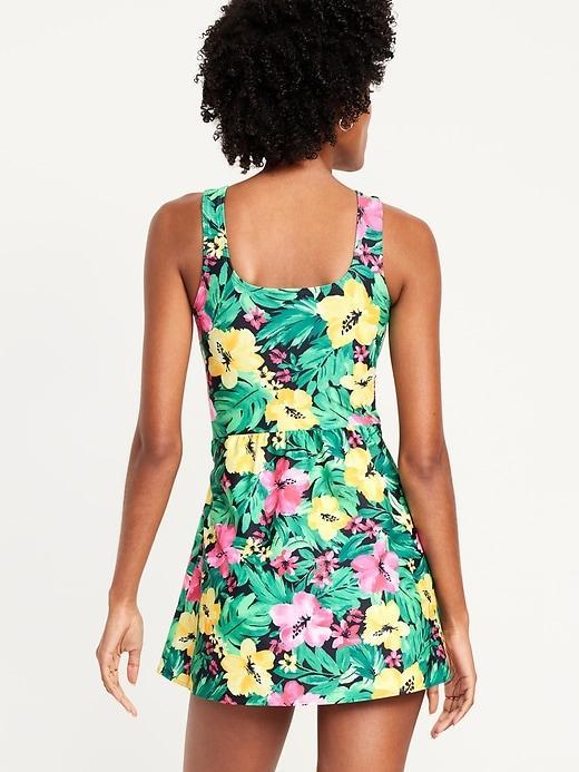 Side-Tie Swim Dress Product Image