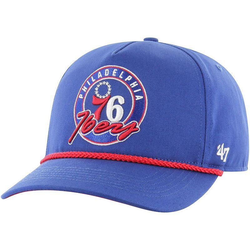 Mens 47 Royal Philadelphia 76ers Ring Tone Hitch Snapback Product Image