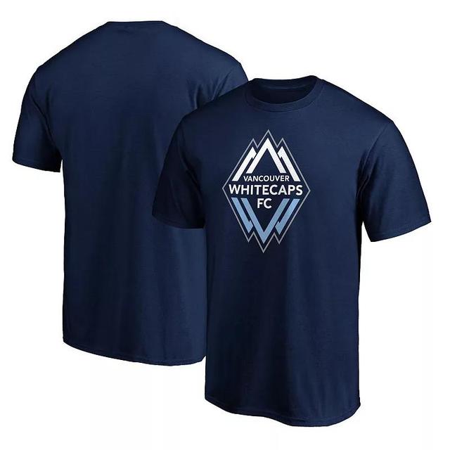 Mens Fanatics Branded Navy Vancouver Whitecaps FC Logo T-Shirt Vwc Blue Product Image