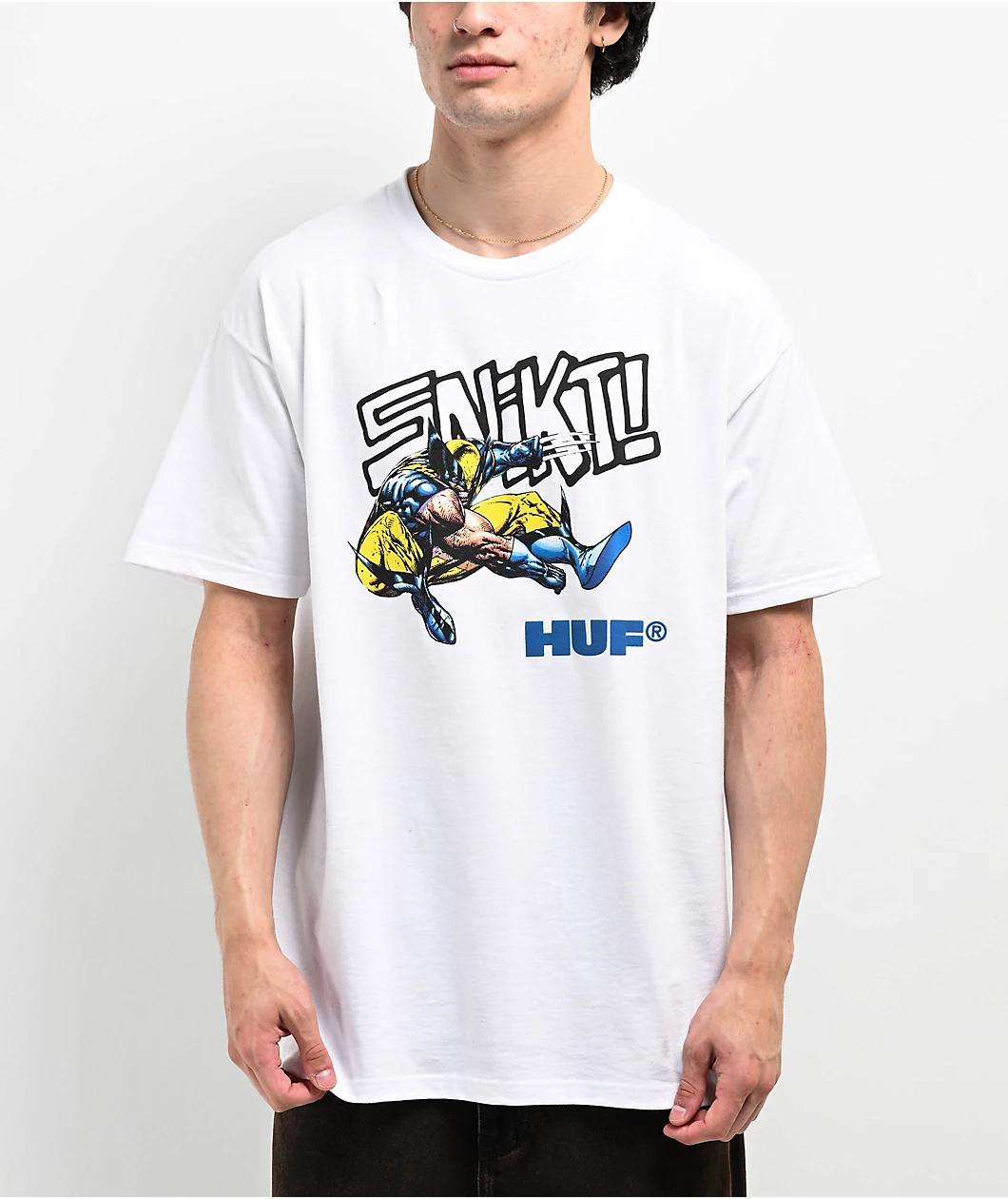 HUF x Deadpool Beserk White T-Shirt Product Image