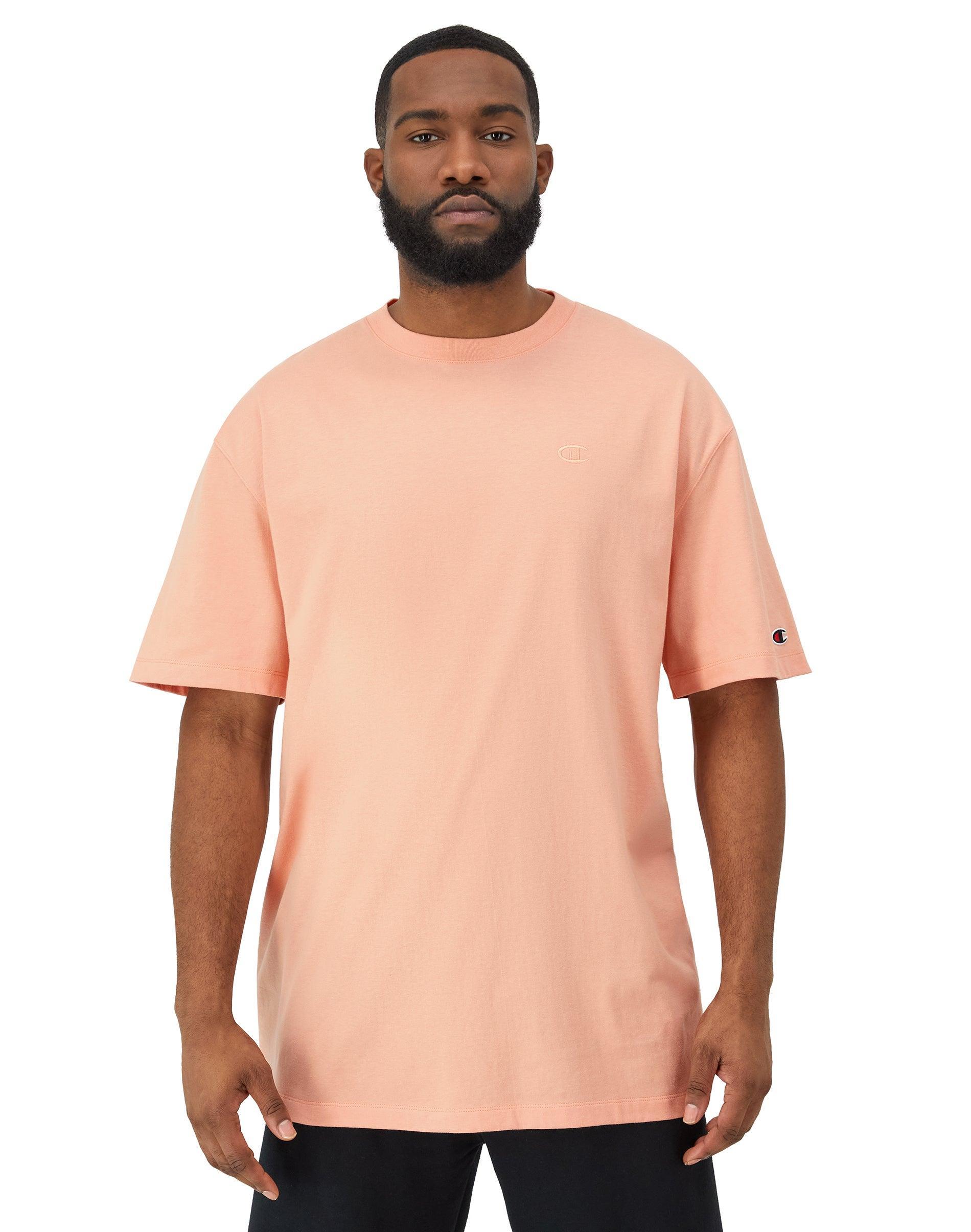 Champion Mens Big & Tall Classic Standard-Fit Solid T-Shirt Product Image