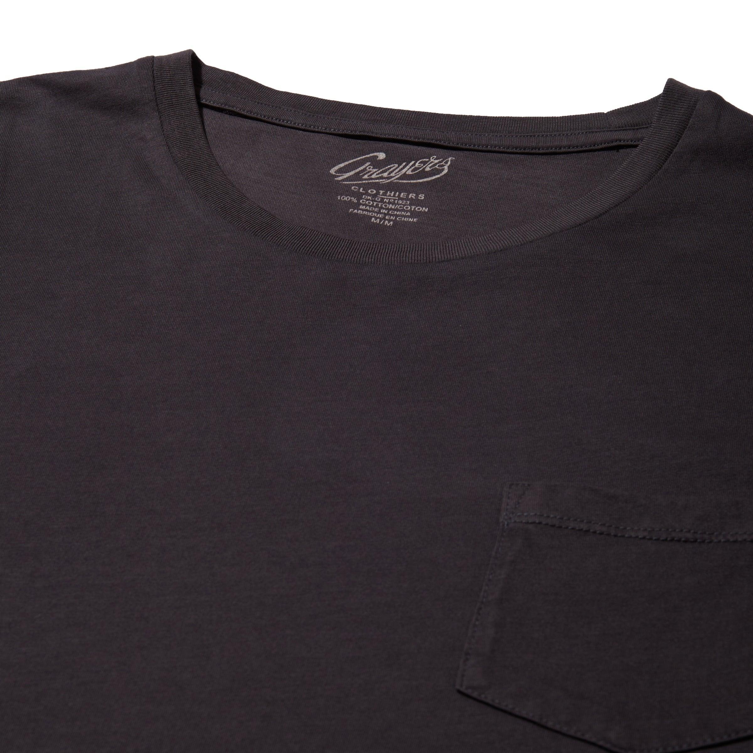 Pima Cotton Pocket Tee - Forged Iron Product Image