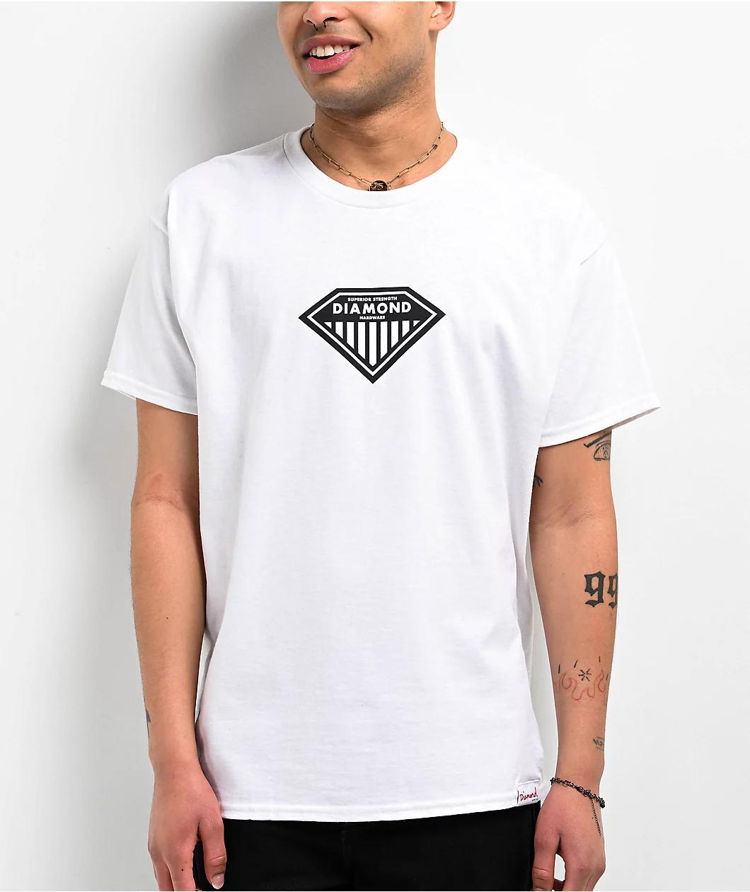 Diamond Supply Co. Industry Standard White T-Shirt Product Image