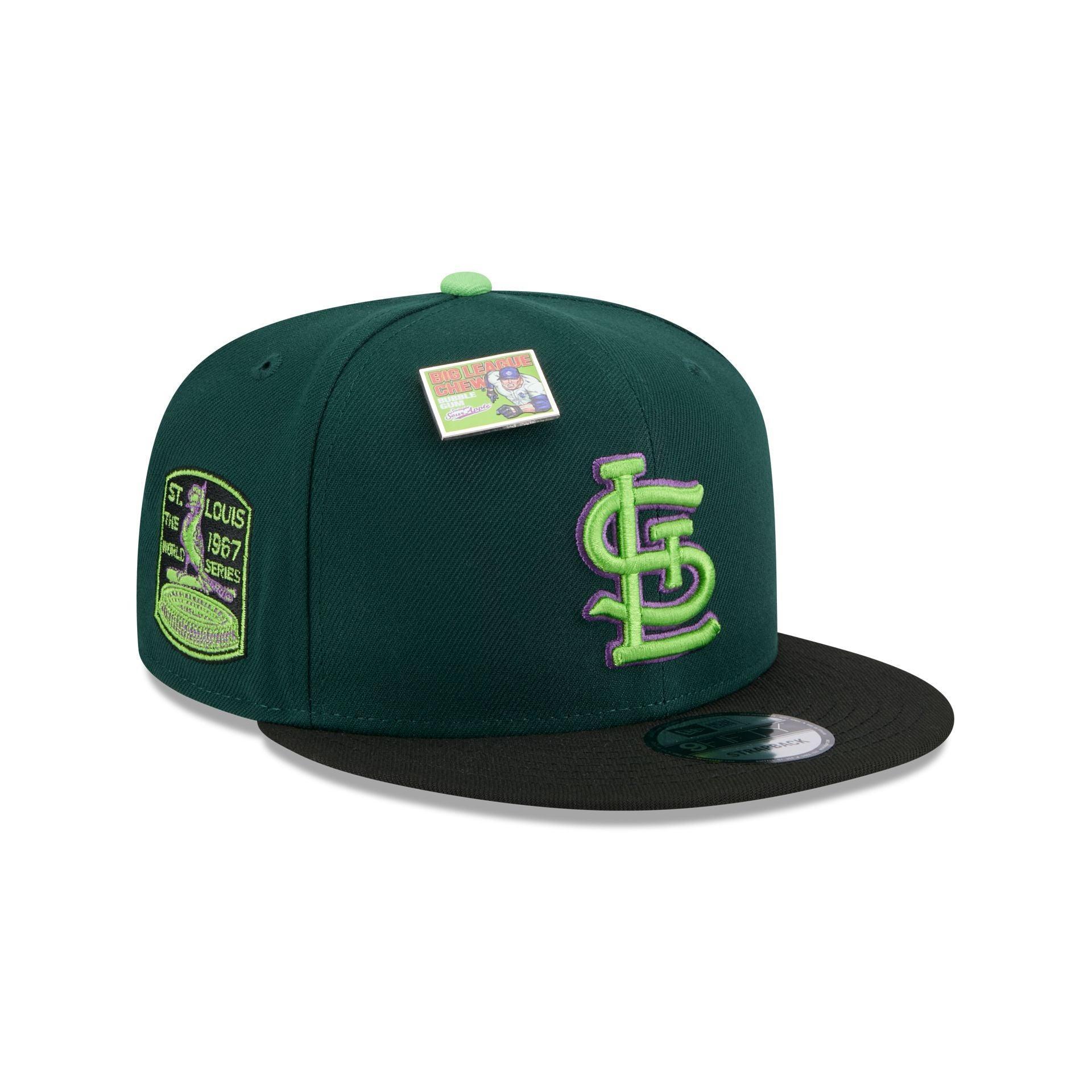 Big League Chew X St. Louis Cardinals Sour Apple 9FIFTY Snapback Hat Male Product Image