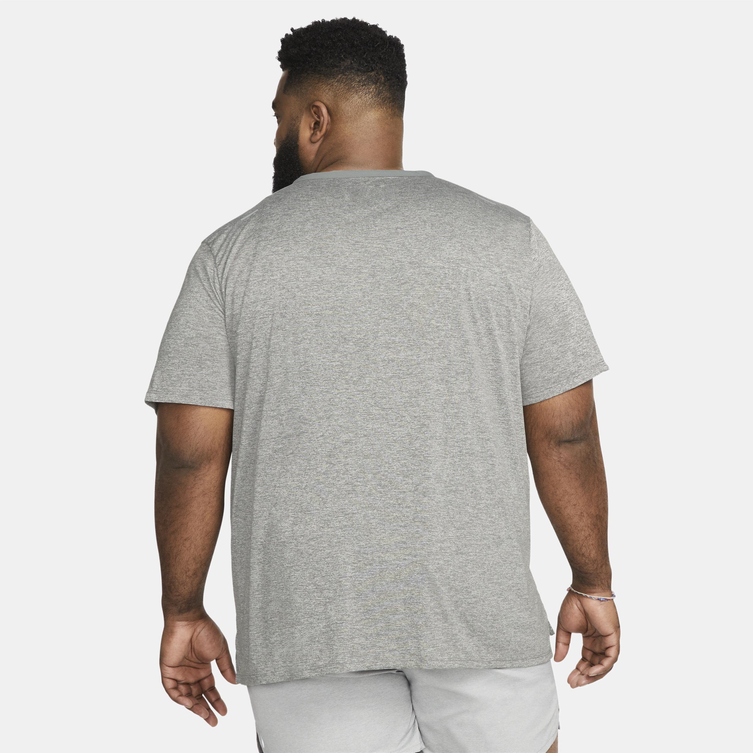 Nike Mens Nike Dri-Fit Rise 365 Short Sleeve T-Shirt - Mens Reflective Silver/Black Product Image