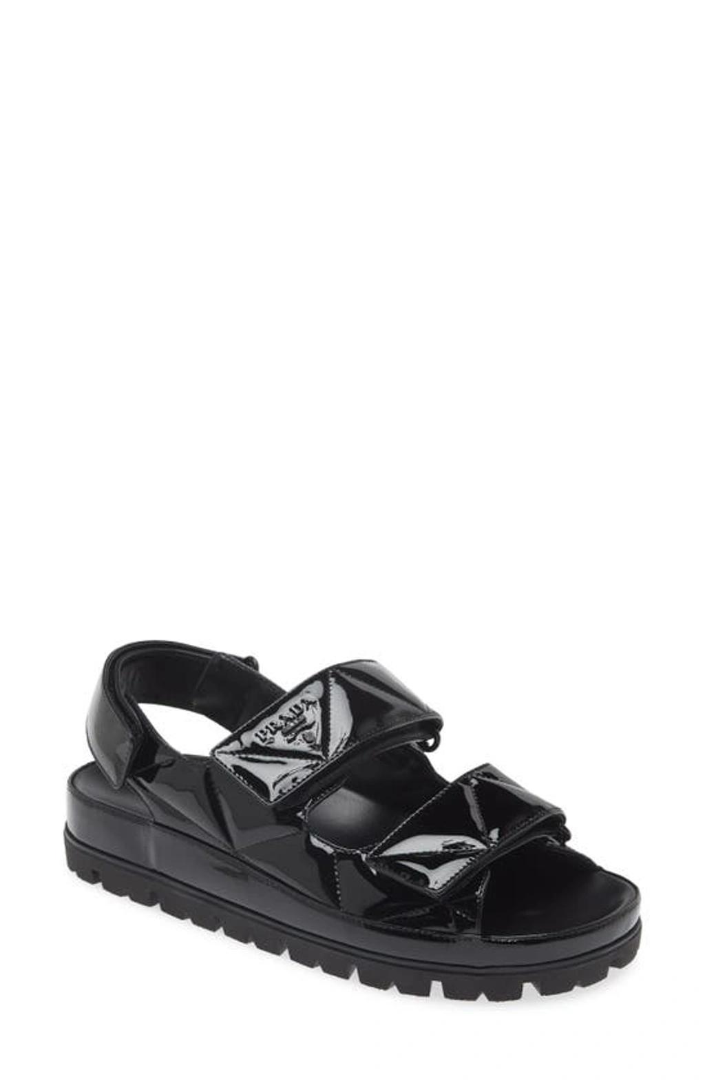 PRADA Slingback Sandal In Black product image