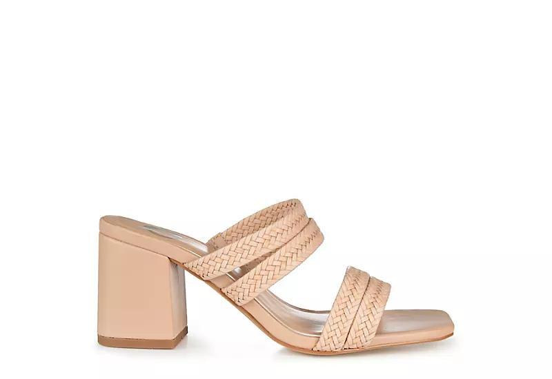 Journee Collection Natia Womens Block Heel Sandals Product Image