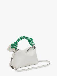 JWA CORNER BAG - LEATHER TOP HANDLE BAG in white | JW Anderson US  Product Image