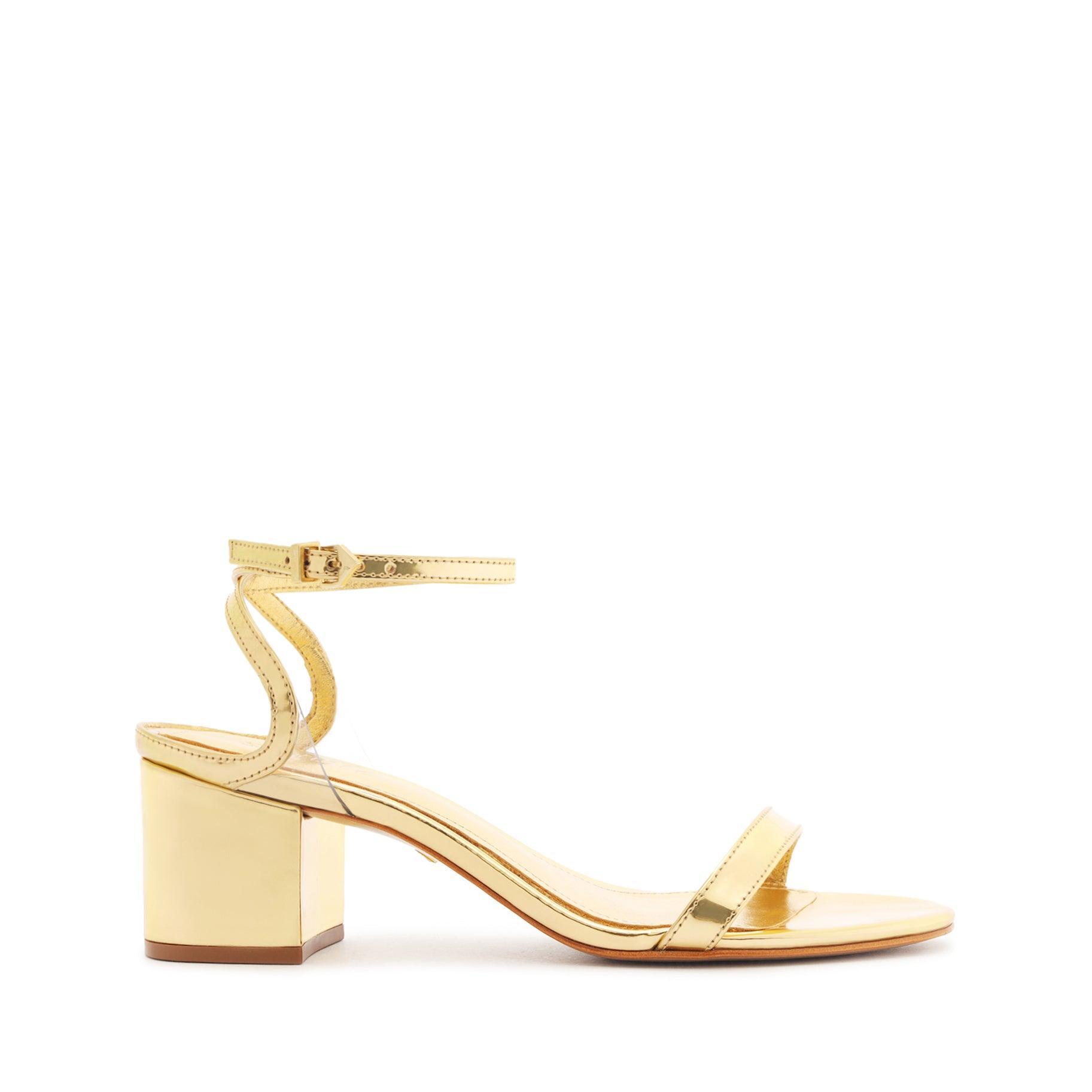 Skye Mid Block Specchio Leather Sandal Product Image