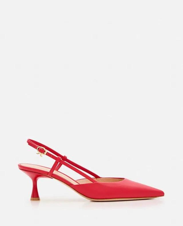 GIANVITO ROSSI Ascent 55 Slingback In Red Product Image